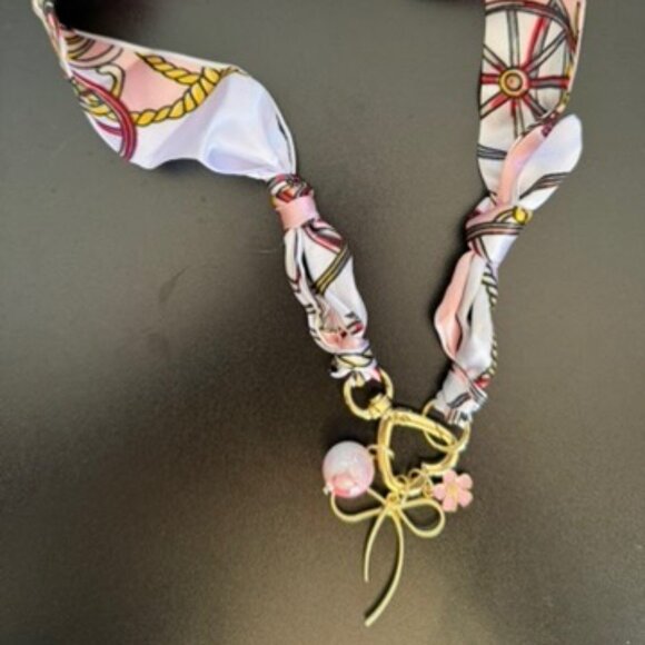 BOUTIQUE SCARF AND CHARM NECKLACE - Picture 4 of 4